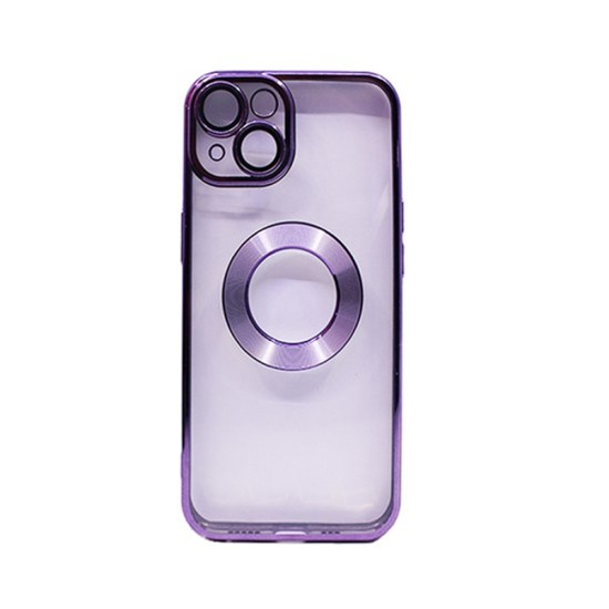 Hard Silicone Case with Camera Protector for Apple iPhone 14 Pro Max Purple